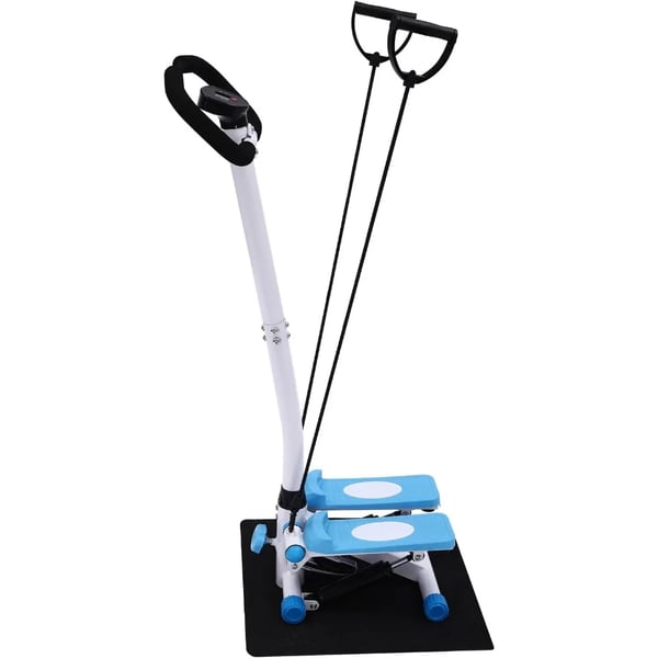 Fitness Stepper, Hydraulisk Drivsystem, Justerbar Højde,Blå