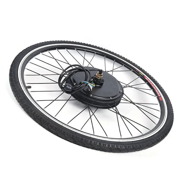 Elektrisk Cykel Ombygningskit, 1000W Børsteløs Motor, 48V Spænding, For- og Baghjul Kompatibilitet, LCD Skærm Inkluderet, Pedalassistance Funktion