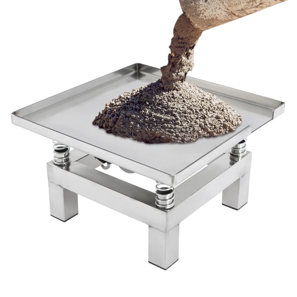 Beton Vibrerende Bord, 50W Effekt, 10kg Belastningsevne,Sølv