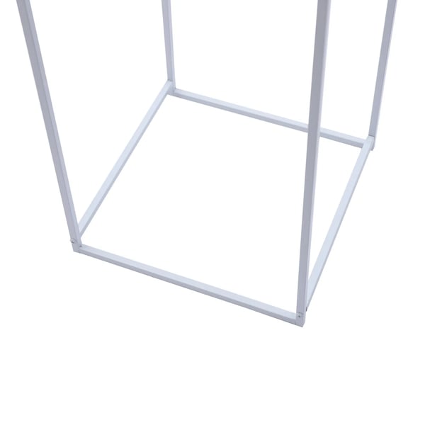 Blomsterstativ, Stålrør, Belastningsevne 10-15kg, Fritstående, 4 varer inkluderet, Dimensioner 23-31cm