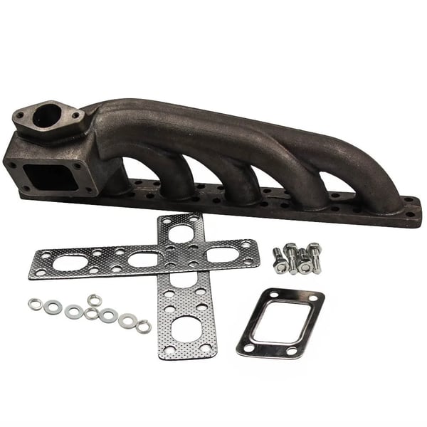 Afgasmanifold Kit til BMW E36 og E46, Støbejernskonstruktion, Forbedret Luftstrøm, Nem Installation