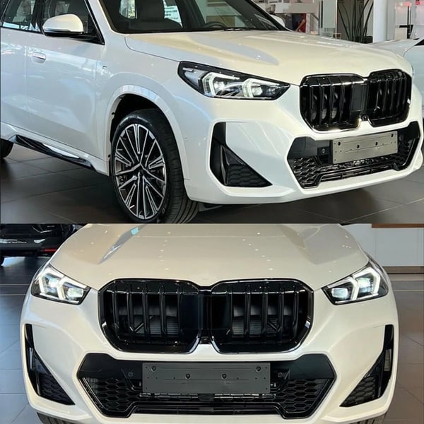Frontgitter, Racing Design, Kompatibel med Premium Compact SUV U11,Glansfuld Sort