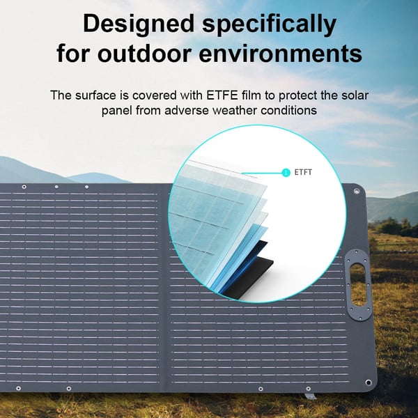 Bärbar solpanel, MPPT-styrenhet, 100W effekt, SPC100W