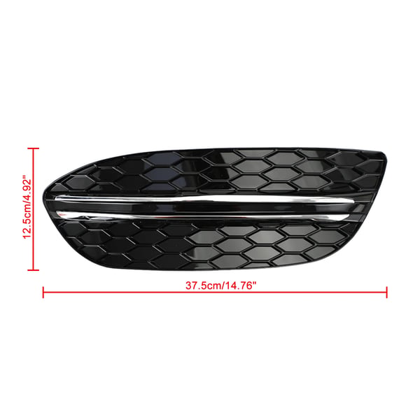 Fog Light Cover, Direkte Erstatning, Højkvalitets ABS Materiale, Kompatibel med MERCEDES BENZ C-KLASSE W205