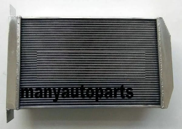 Aluminiumkøler til 1937-1939 Ford, 40% øget kølekapacitet, TIG-svejste tanke, vakuum-loddet kerne.