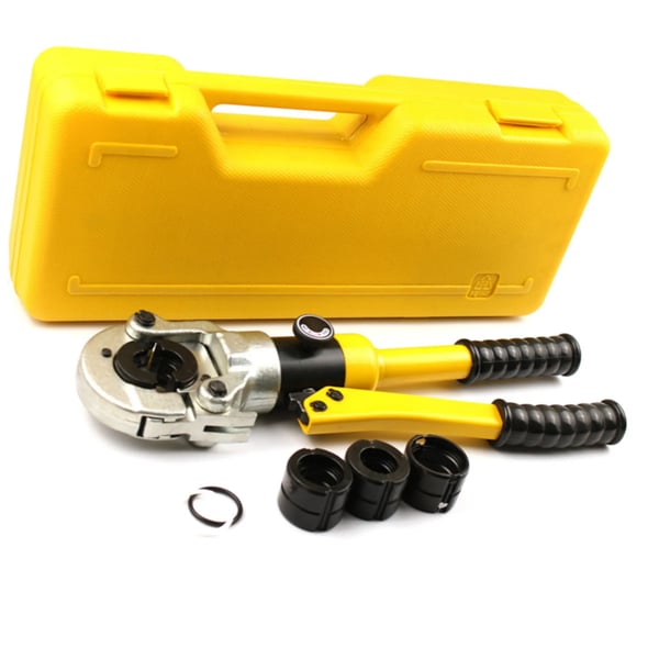 Hydrauliset puristuspihdit, 8 tonnin puristusvoima, monipuoliset inserttikoot, 360° kääntyvä pää