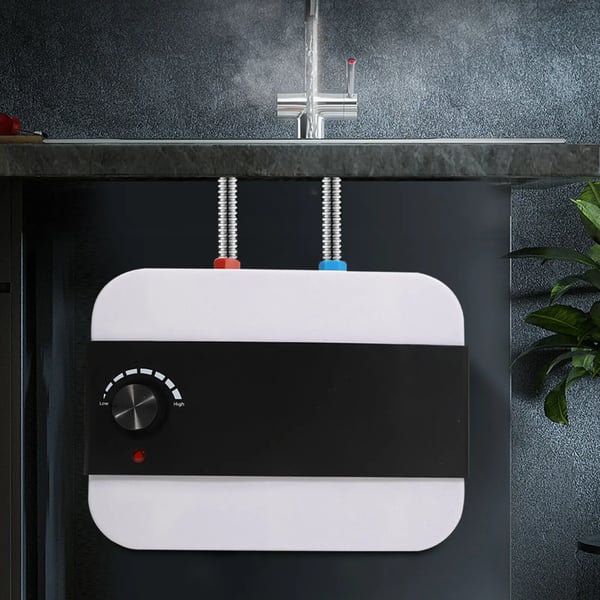Elektrisk Vandvarmer, 6L Kapacitet, 1500W Effekt, Op til 65 °C Temperaturindstilling,HVID