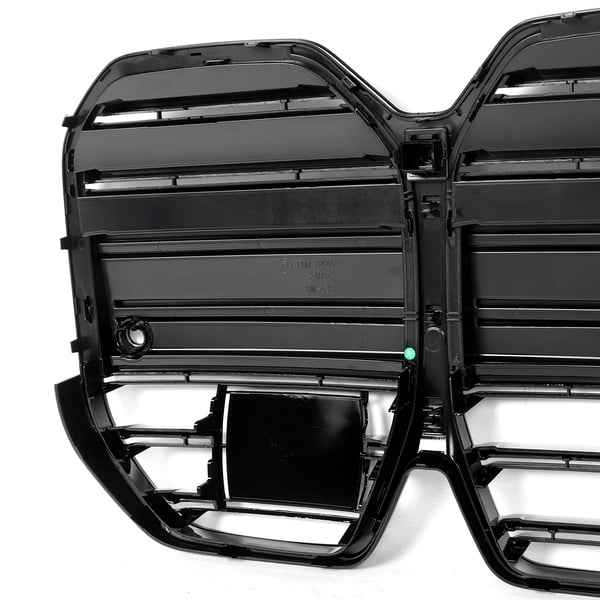 Grill, Racingdesign, Hållbart ABS-material,Blank svart
