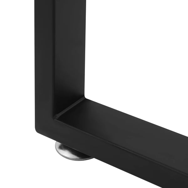 Bordben, Robust Stål Konstruktion, 60kg Belastningsevne,Sort