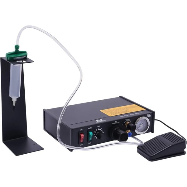 Semi Automatisk Limdispenser, Præcisionsflowkontrol, Nem Betjening,sort