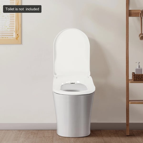 Bidet-wc-istuin, kaksoissuuttimisto, helppo asennus,VALKOINEN