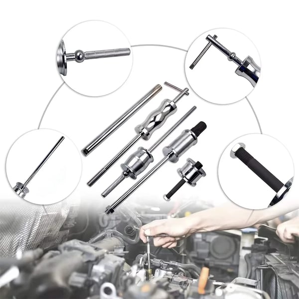 Dieselbrændstofindsprøjtningsværktøjssæt, Flere adaptere, Holdbar konstruktion,Boks sæt