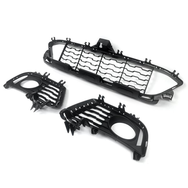 Framgrillmontering, ABS-material, kompatibel med lyxig kompakt sedan F34 GT,Som visat