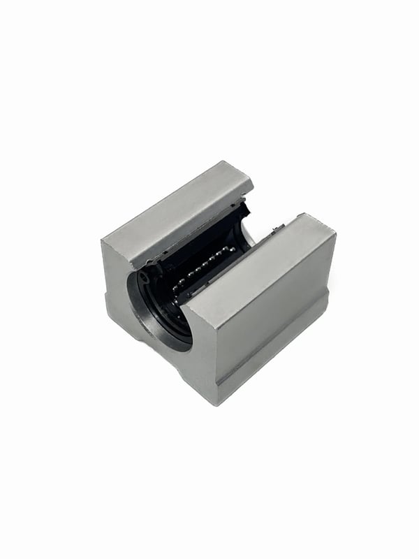 Lineær kugleleje blok, bredde 48 mm, længde 50 mm, indvendig diameter 10 mm, højde 39 mm, skruehul 4-M6