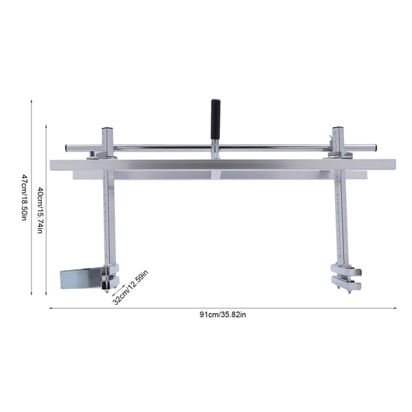 Kædesavsmølle, Bærbart Design, Holdbar Aluminiumskonstruktion,36 In