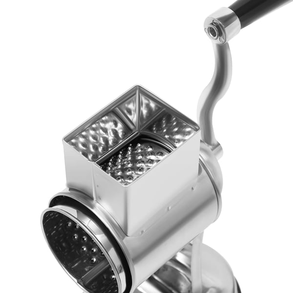 Rotary Rivjern, Sikker Sugebase, Ergonomisk Håndtag,Sølv
