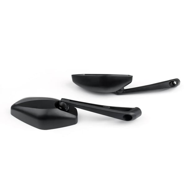 Bakspejle, 155 mm bredde, 85 mm højde, M8/M10 gevind, klar spejloverflade, høj kvalitet ABS-plastik