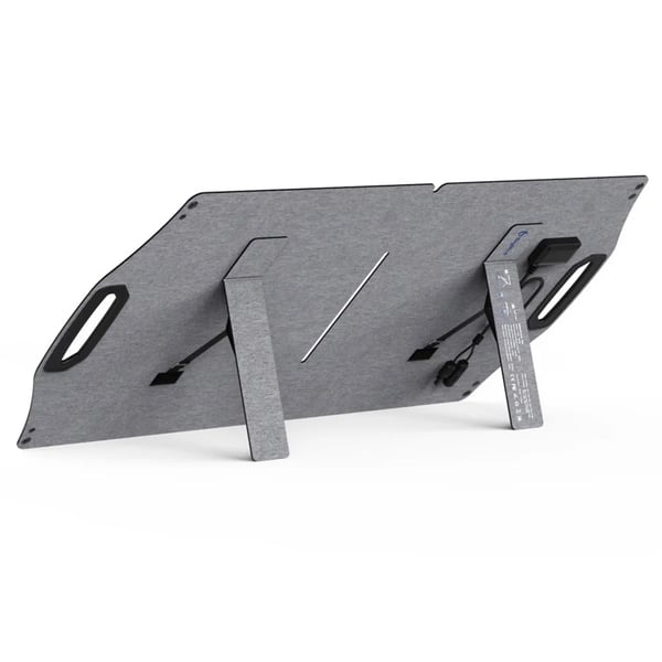 Solpanel, Dobbelt USB-porte, Vejrbestandig,BigBlue Solar Powa 100