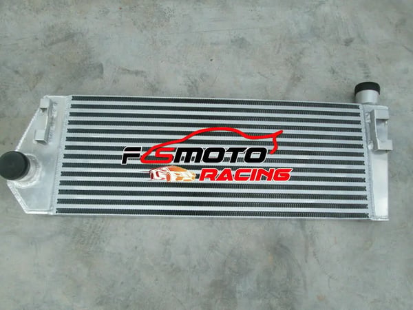 Intercooler, Aluminium, Kerne Størrelse 635mm x 244mm x 60mm, Samlet Størrelse 795mm x 302mm x 110mm, Indløb/Udløb 50mm