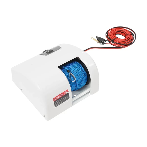 Elektrisk Ankerwinder, Fjernbetjening, Vandtæt Design,HVID