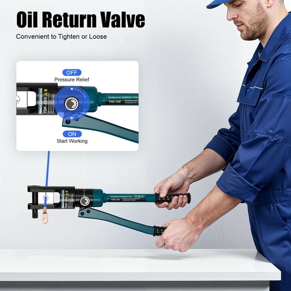 Hydraulisk Crimper, Manuel Betjening, Alsidige Størrelser af Døds,Grøn og Sort