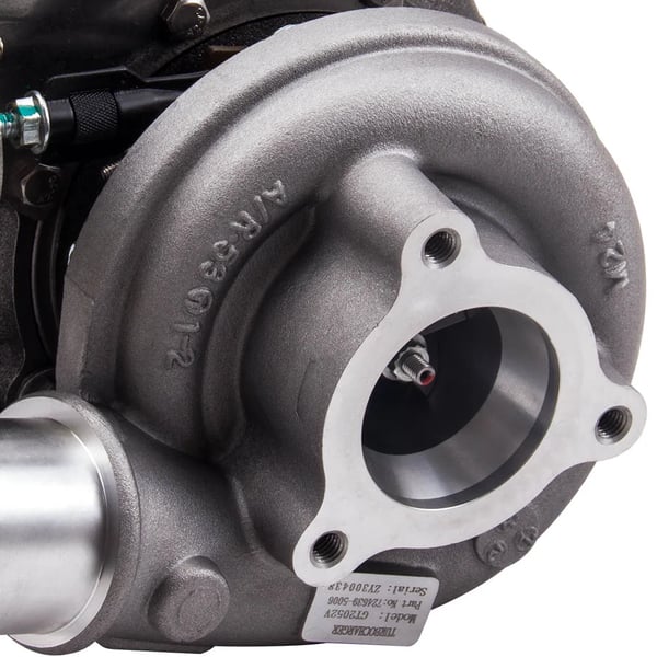 Turbocharger, Legeret stål og Legeret aluminium, 26 cm Længde, 29 cm Bredde, 35 cm Højde, 7,5 kg Vægt