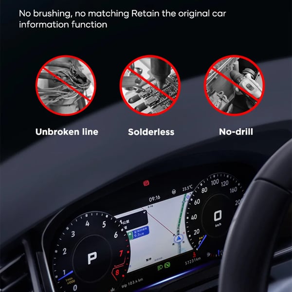 Digitalt Dashboard til Audi Q5, 12,3 tommer Skærm, Højopløsningsdisplay,Q5 10-18 år