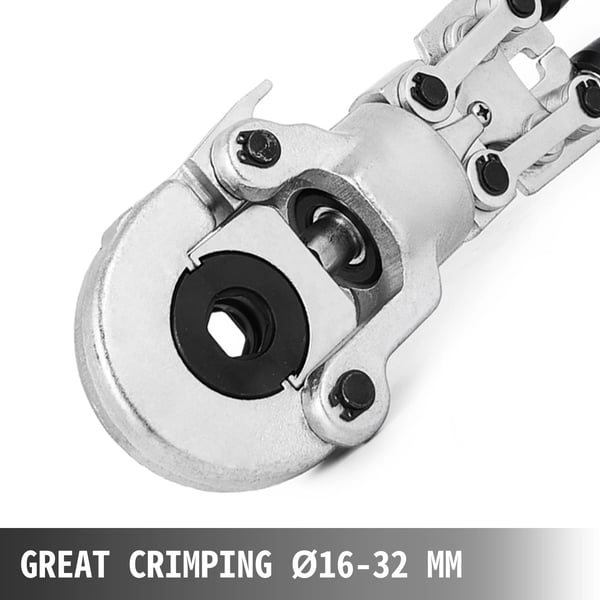 Krympetang, 360° Drejehoved, Ergonomisk Design,TH16-32 U12-32 8Dies
