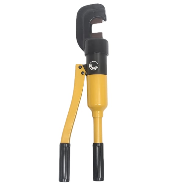 Hydraulisk Armeringsjernskærer, 8 Ton Skærekraft, Kompakt Design,Gul