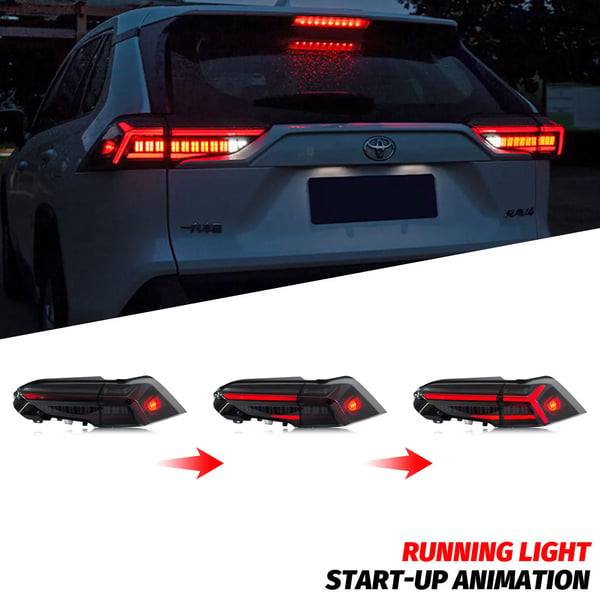 LED Baglygter, 35 W, 12 V, 3400 LM, Sekventiel Blinklys, Til 2019-2025 Kompakte SUV'er