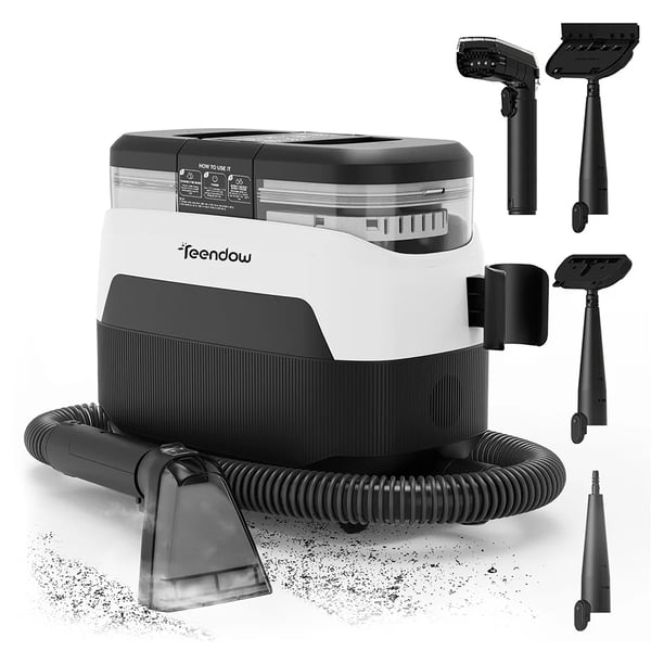Tæpperenser, 12000Pa Sug, 1650W Dampkraft,EU, Teendow C6 MAX