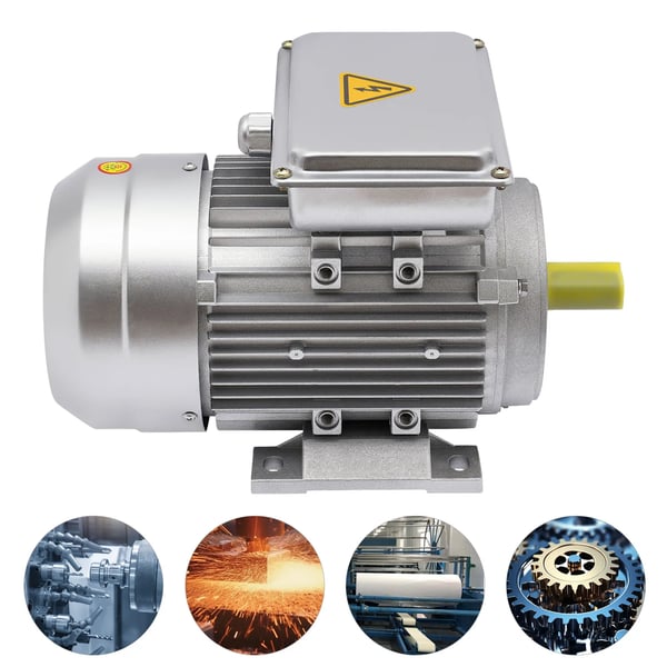 Elektrisk Asynkronmotor, 750W Effekt, 1380 RPM Hastighed, IP55 Beskyttelse