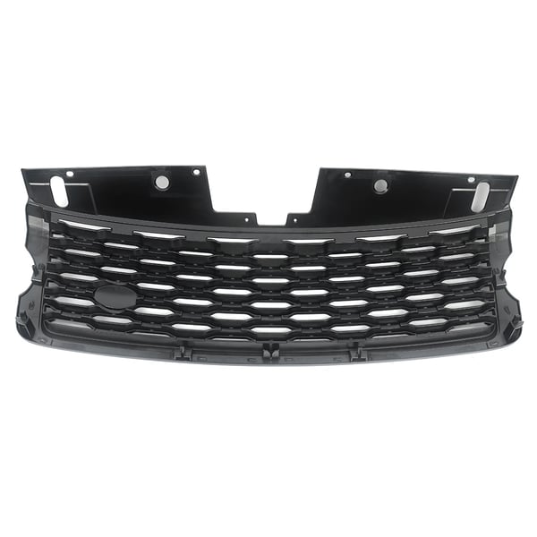 Frontgitter, Kompatibel med 2013-2017 Range Rover Vogue, Holdbart ABS-materiale,Glansfuld Sort