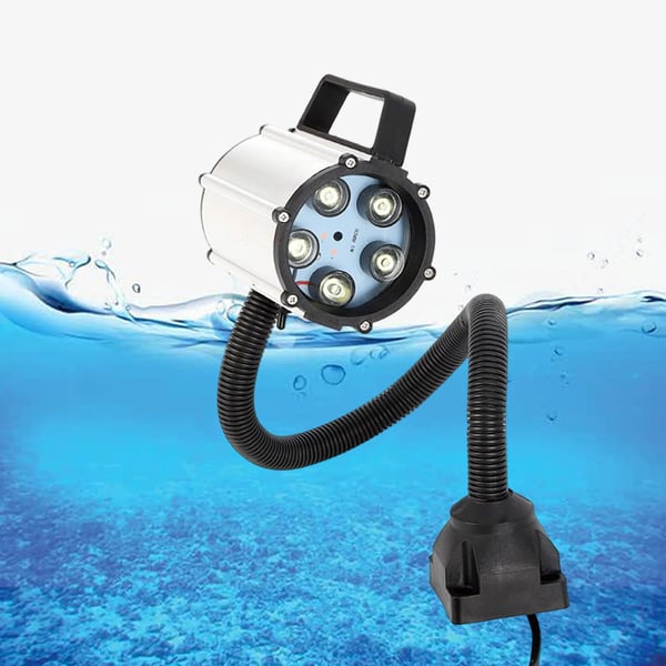 CNC Arbejdslampe, 5W Effekt, 700LM Lumen Udgivelse, 110-220V Spænding, 50 cm Slangelængde, IP66 Vandtæt Vurdering