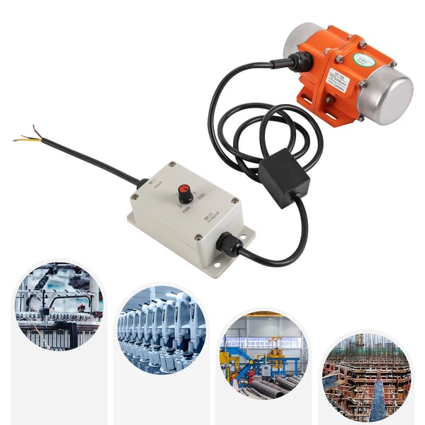 Vibrator Motor, 100W, 220V, 3000 RPM, 0.45A, Aluminiumlegering