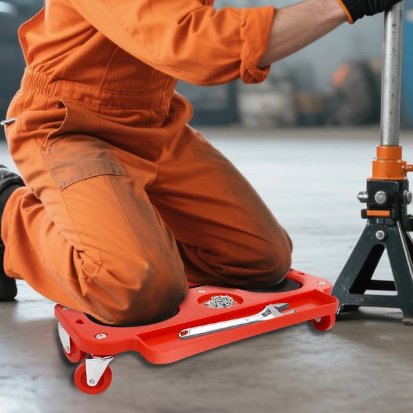 Knee Creeper, Belastningsevne 100 kg, Længde 51 cm, Bredde 14 cm, Blød Svamp Polstring, Ergonomisk Design