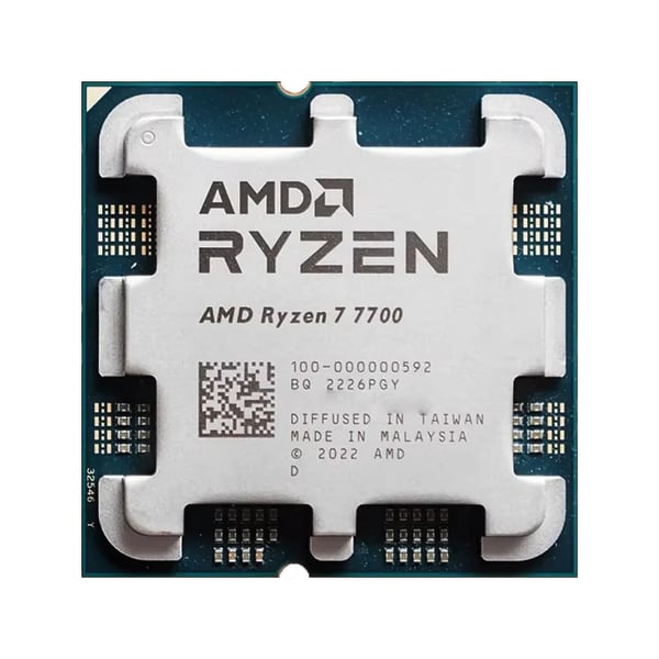 CPU, 5.3GHz Octa Core, 16 trådar, 40MB L3-cache, 65W TDP, stöder DDR5-minne