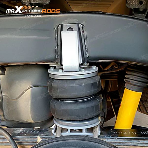Ilmaspringin pussi, raskaan käyttöön tarkoitettu kaksoispussimalli, 2500 paunan kuormituskapasiteetti, 206mm - 316mm