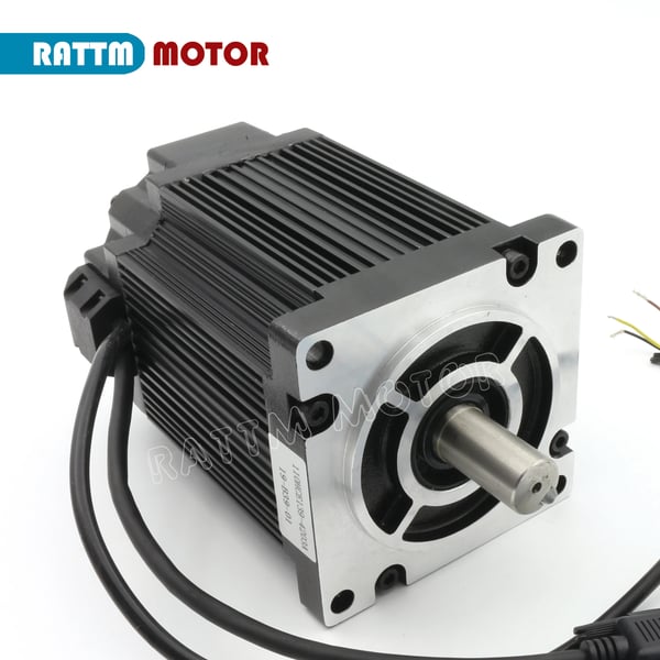 Lukket Sløjfe Servo Motor, 20 N.m Holdemoment, AC 150 ~ 240 V Spænding, 4.2 A Strøm, 3-faset Driver, 1000 Encoder Opløsning