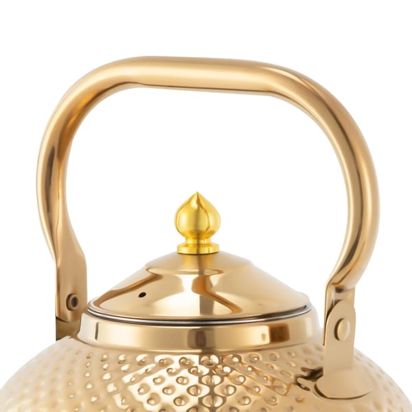 Tekanna, Stilren Design, Hållbart Rostfritt Stål,Guld