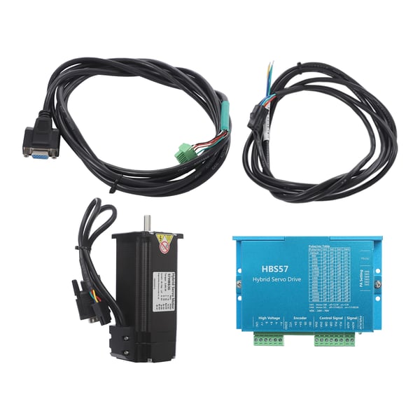 Stängd Loop Stegmotor Kit, Hög vridmoment 3.6Nm, Stängd Loop Kontroll, Blå