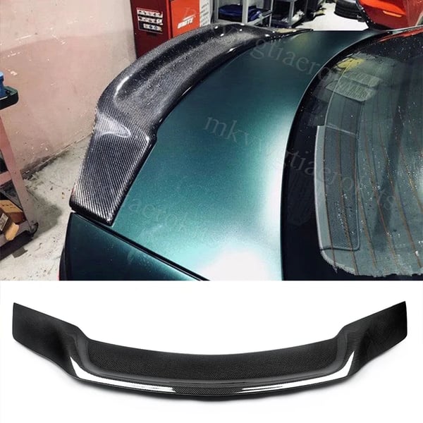 Bagspoiler, Aerodynamisk Design, Høj Kvalitet ABS,Kulfiberlook