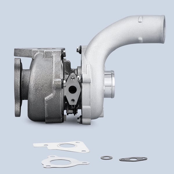 Turbocharger, Længde 27 cm, Bredde 22 cm, Højde 25 cm, Vægt 6 kg, Lejetype Journalleje