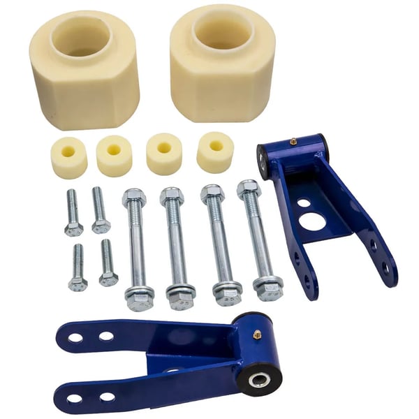 Lift Kit, Løftehøjde Foran 3 tommer, Løftehøjde Bag 2 tommer, Varevægt 4,7 kg, Varelængde 23 cm, Kompatibilitet Jeep Cherokee XJ 1984-2001