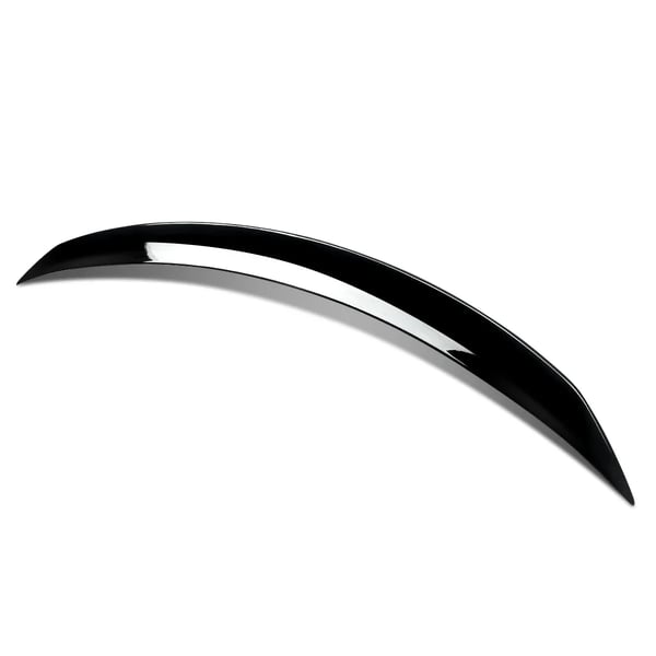 Spoiler, Glans Sort Finish, Aerodynamisk Design,glansende sort