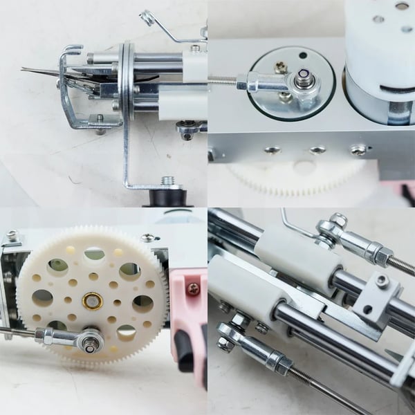 Tufting Gun, DIY Tæppeproducent, Højhastighedseffektivitet,Pink