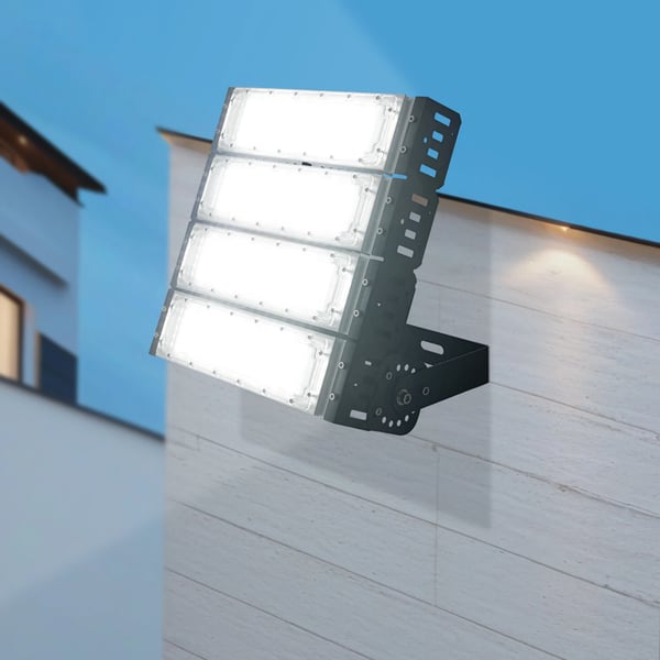Udendørs Flomlys, LED-teknologi, Vandtæt Design,sort