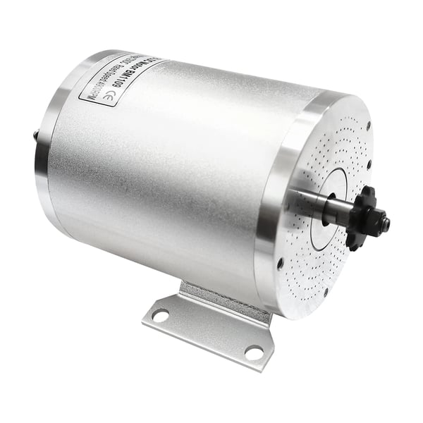 3000W Elektrisk Børsteløs Motor Kit, Høj Hastighed 6600 RPM, Holdbar Aluminium Konstruktion,sølv