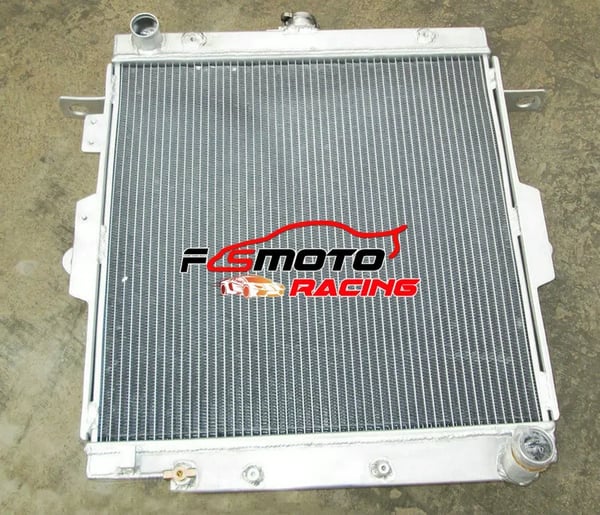 Radiator, Legeret Aluminium, Designet til 1990-1999 Land Cruiser SUV, Passer til HZJ70/HZJ73/HZJ75/HZJ77, Frontplacering, Forbedret Køleeffektivitet