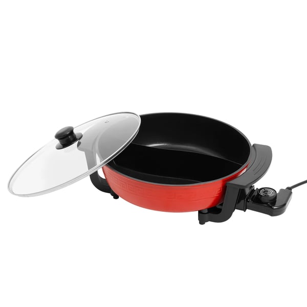 Elektrisk Hot Pot, 1360W Effekt, 6L Kapacitet, 31cm Diameter, 220V Spænding, Non-stick Belægning